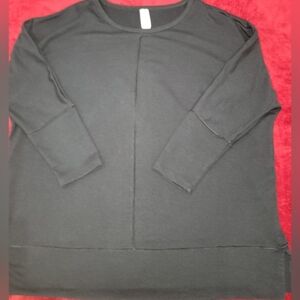 Spanx Black Long Sleeve Top